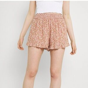 AMERICAN EAGLE AE Floral Ruffle Flowy High Rise Pull On Shorts Size M